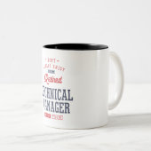 Technisch Manager Tweekleurige Koffiemok (Voorkant rechts)