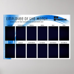 technisch medewerker van het maandbeeldscherm voor poster