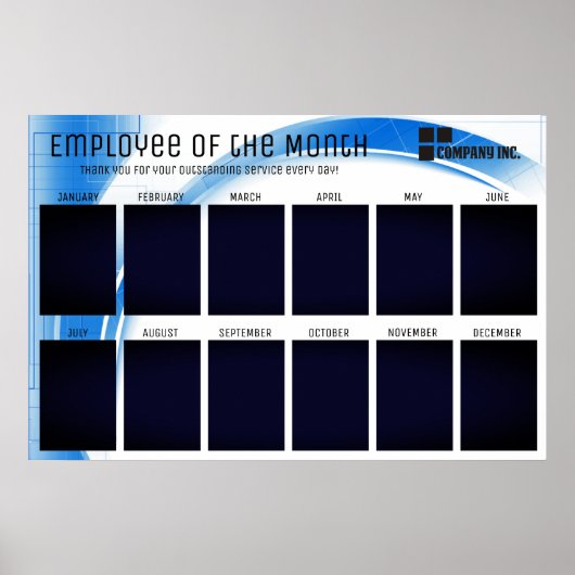 technisch medewerker van het maandbeeldscherm voor poster (Voorkant)