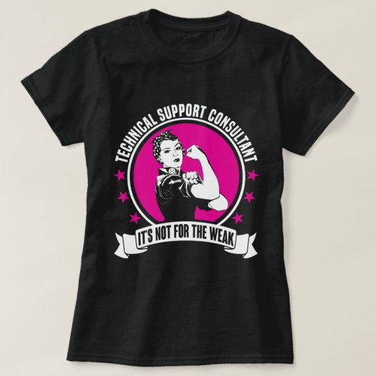 technisch ondersteuningsadviseur t-shirt (Design voorkant)