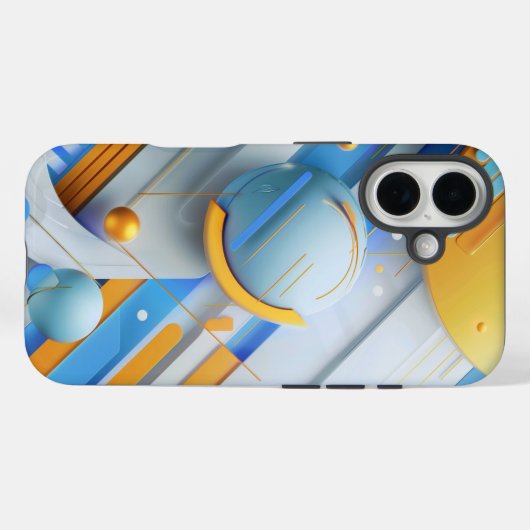 technisch ontwerp Case-Mate iPhone case (Achterkant (horizontaal))