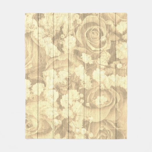 Technisch ontwerp natuurlijk land fleece deken (Voorkant)