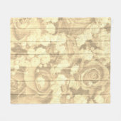 Technisch ontwerp natuurlijk land fleece deken (Voorkant (Horizontaal))