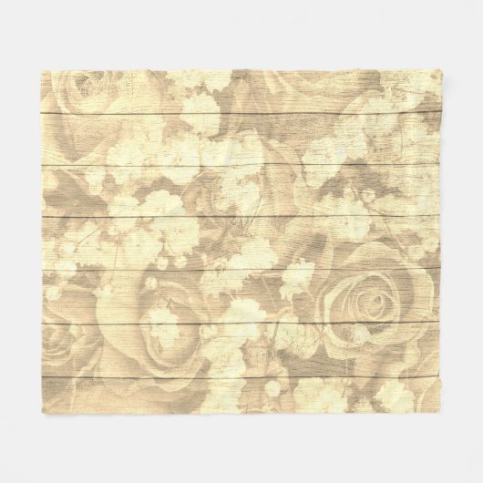 Technisch ontwerp natuurlijk land fleece deken (Voorkant (Horizontaal))