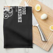 Technisch oud Man met een technische graad Theedoek (Quarter Fold)