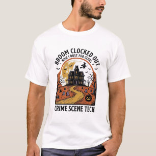 Technisch Overhemd Plaats Delict Funny Halloween S T-shirt
