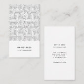 Technisch patroon van de elektronicaschakeling van visitekaartje (Voorkant / Achterkant)