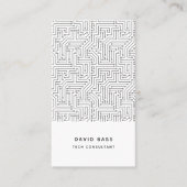 Technisch patroon van de elektronicaschakeling van visitekaartje (Voorkant)