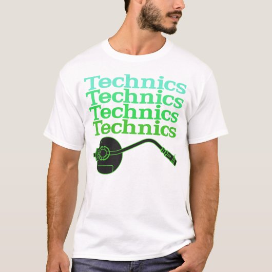 Technisch Platenspeler T-Shirt (Voorkant)