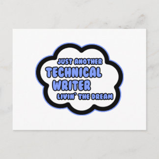 Technisch schrijver.. Livin' The Dream Briefkaart