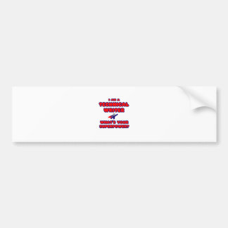 Technisch schrijver.. Wat is je Superpower? Bumpersticker