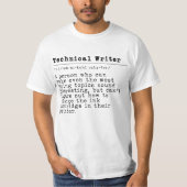 Technisch schrijver - "Word Wizard" T-shirt (Voorkant)