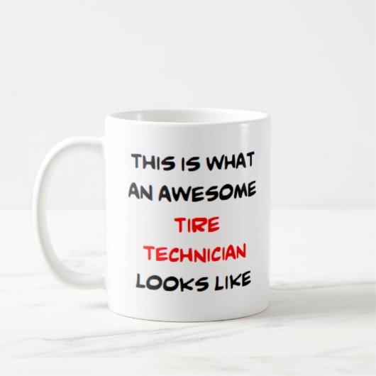 technisch schutter, awesome koffiemok (Links)