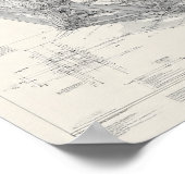 Technisch technisch ontwerp: Icosaëder Poster (Hoek)