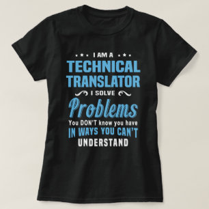 Technisch vertaler t-shirt
