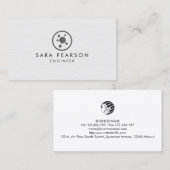 Technisch Visitekaartje voor ingenieurstechniek (Voorkant / Achterkant)