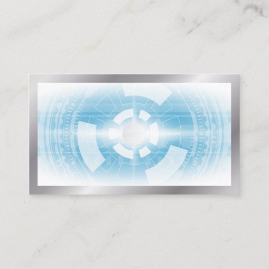 Technische achtergrond | Zilveren grens Visitekaartje (Achterkant)