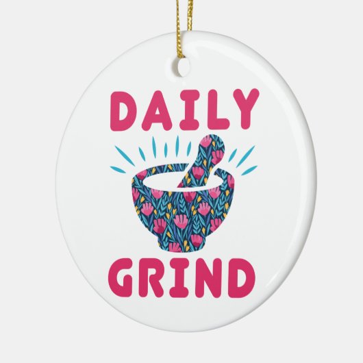 Technische apotheker keramisch ornament (Links)