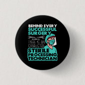 Technische appreciatie van steriele verwerkingstec ronde button 3,2 cm (Voorkant)