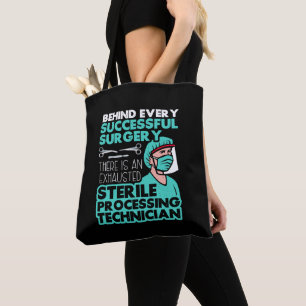 Technische appreciatie van steriele verwerkingstec tote bag