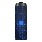 Technische circuitkaart voor computerprogramma's thermosbeker (Voorkant)