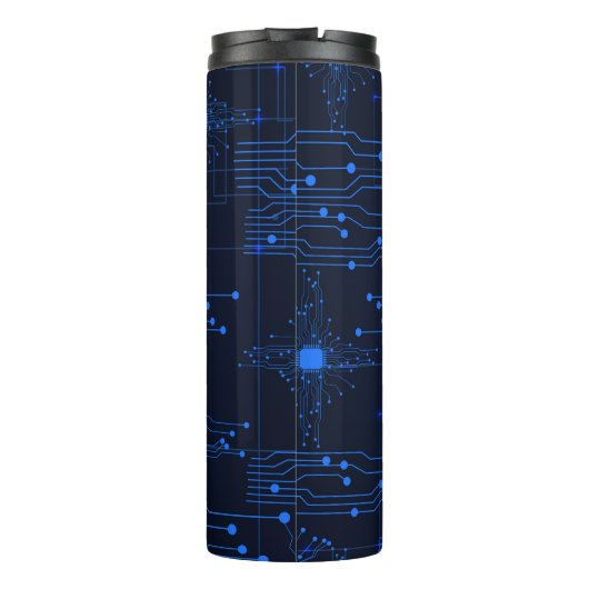 Technische circuitkaart voor computerprogramma's thermosbeker (Achterkant)