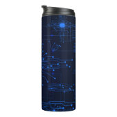 Technische circuitkaart voor computerprogramma's thermosbeker (Geroteerd rechts)