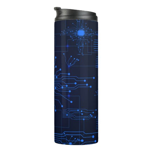 Technische circuitkaart voor computerprogramma's thermosbeker (Geroteerd rechts)