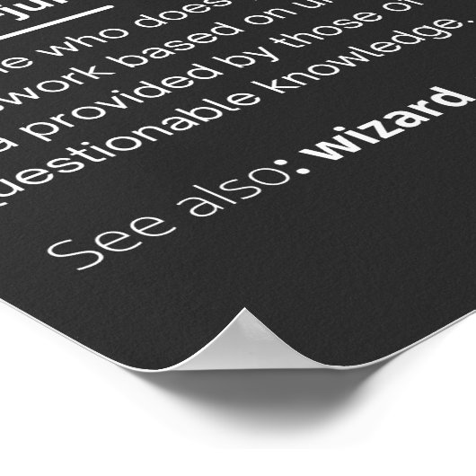 TECHNISCHE DEFINITIE POSTER (Hoek)