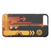 Technische halftone achtergrond 2 Case-Mate iPhone case (Achterkant (Horizontaal))