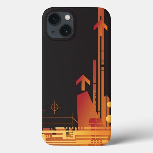 Technische halftone achtergrond 2 Case-Mate iPhone case (Achterkant)