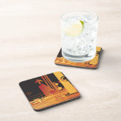 Technische halftone achtergrond 2 drankjes onderzetter (Rechterzijde)