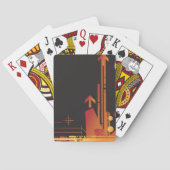 Technische halftone achtergrond 2 speelkaarten (Achterkant)