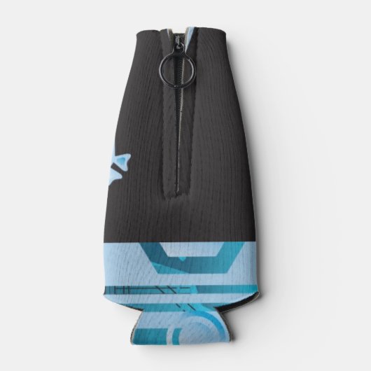 Technische halftone achtergrond 3 flesjeskoeler (Achterkant)