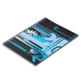 Technische halftone achtergrond 3 notitieboek (Linkerzijde)