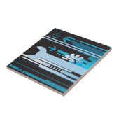 Technische halftone achtergrond 3 tegeltje (Zijkant)