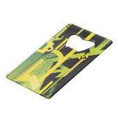 Technische halftone achtergrond 4 creditkaart flessenopener (Achterkant Gekanteld)