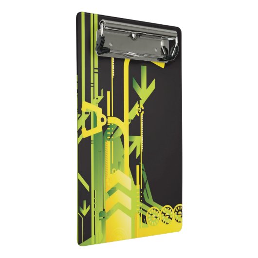 Technische halftone achtergrond 4 mini klembord (Schuin)