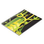 Technische halftone achtergrond 4 notitieboek (Linkerzijde)