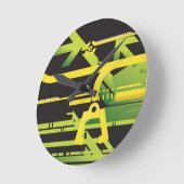 Technische halftone achtergrond 4 ronde klok (Hoek)