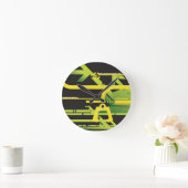 Technische halftone achtergrond 4 ronde klok (Huis)