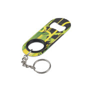 Technische halftone achtergrond 4 sleutelhanger flessenopener (Achterkant Gekanteld)