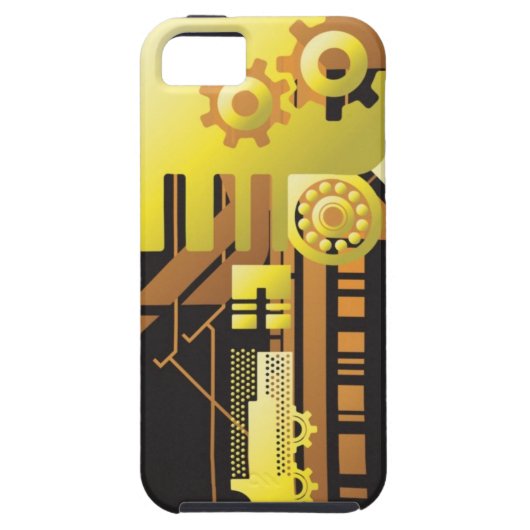 Technische halftone achtergrond 5 Case-Mate iPhone case (Achterkant)