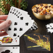 Technische halftone achtergrond 5 speelkaarten (Insitu)