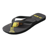 Technische halftone achtergrond 5 teenslippers (Schuin)