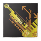 Technische halftone achtergrond 5 tegeltje (Voorkant)