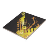 Technische halftone achtergrond 5 tegeltje (Zijkant)