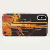 Technische halftone achtergrond 6 Case-Mate iPhone case (Achterkant (horizontaal))