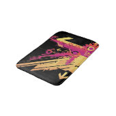 Technische halftone achtergrond 7 badmat (Gekanteld)