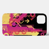 Technische halftone achtergrond 7 Case-Mate iPhone case (Achterkant (horizontaal))